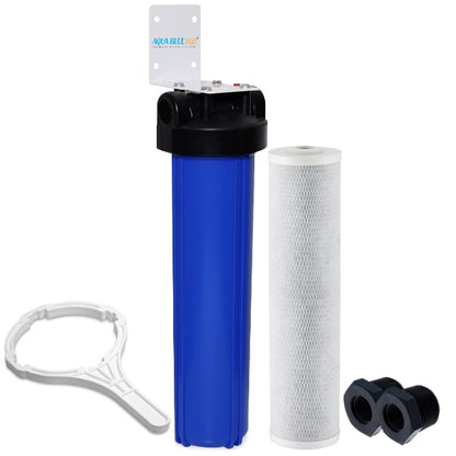 20"x4.5" Big Blue Whole House Water System with CTO Filter