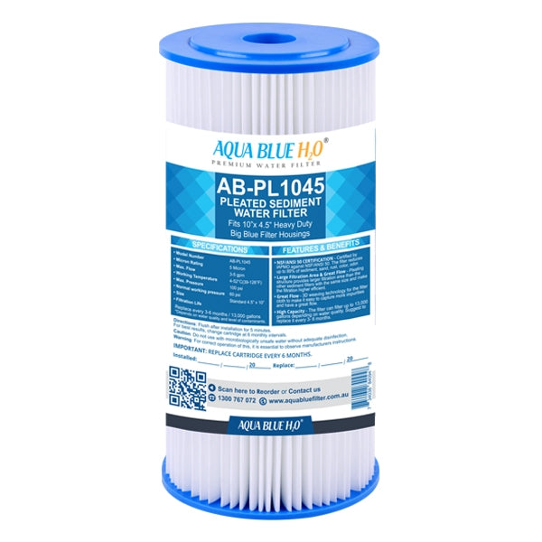 3 Stage Big Blue Whole House System with Replacement Cartridge