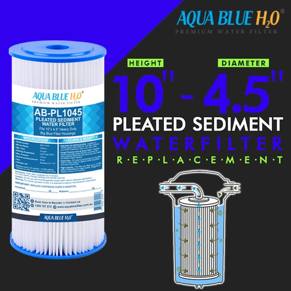 3 Stage Big Blue Whole House System with Replacement Cartridge