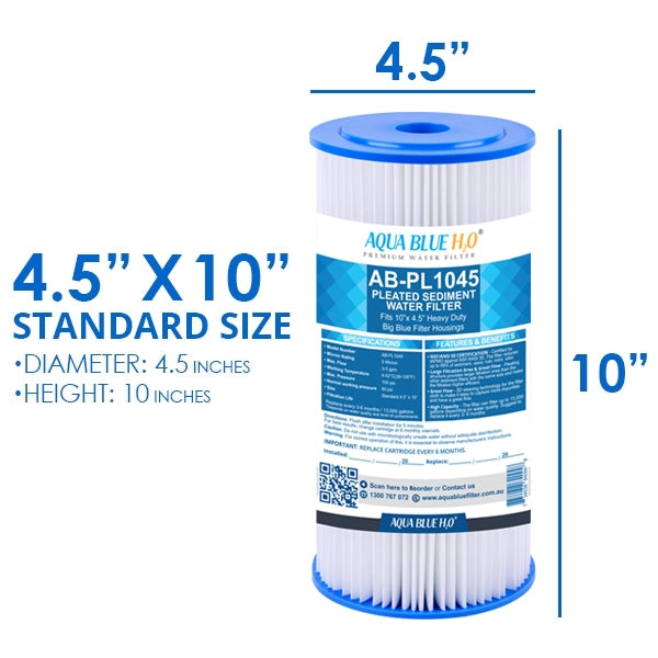 3 Stage Big Blue Whole House System with Replacement Cartridge