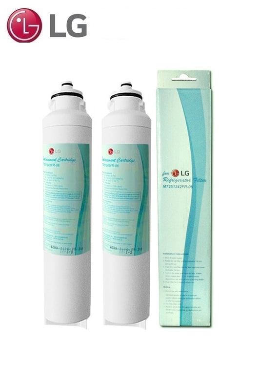 2x LG M7251253F-06 M7251253FR06 M7251253FR Fridge Water Filter ADQ32617703