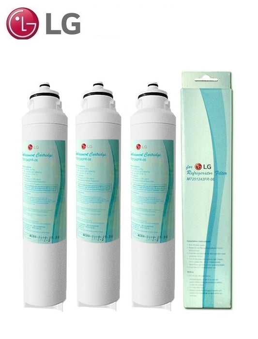 3x LG Genuine Fridge Filter ADQ32617703, M7251242FR-06, M7251253F-06 for GR-L247STSL GR-P247STL GR-P247STSL