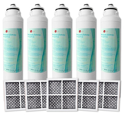 5x LG  Internal  filter  M7251242FR-06 with 5x Air Filters LT120F