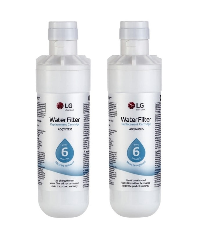 2x LG LT1000P MDJ64844601 ADQ74793501 refrigerator water filter