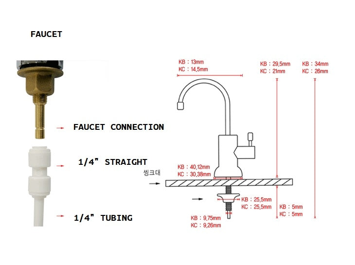 Drinking Faucet  100% lead  Free with  Unique design