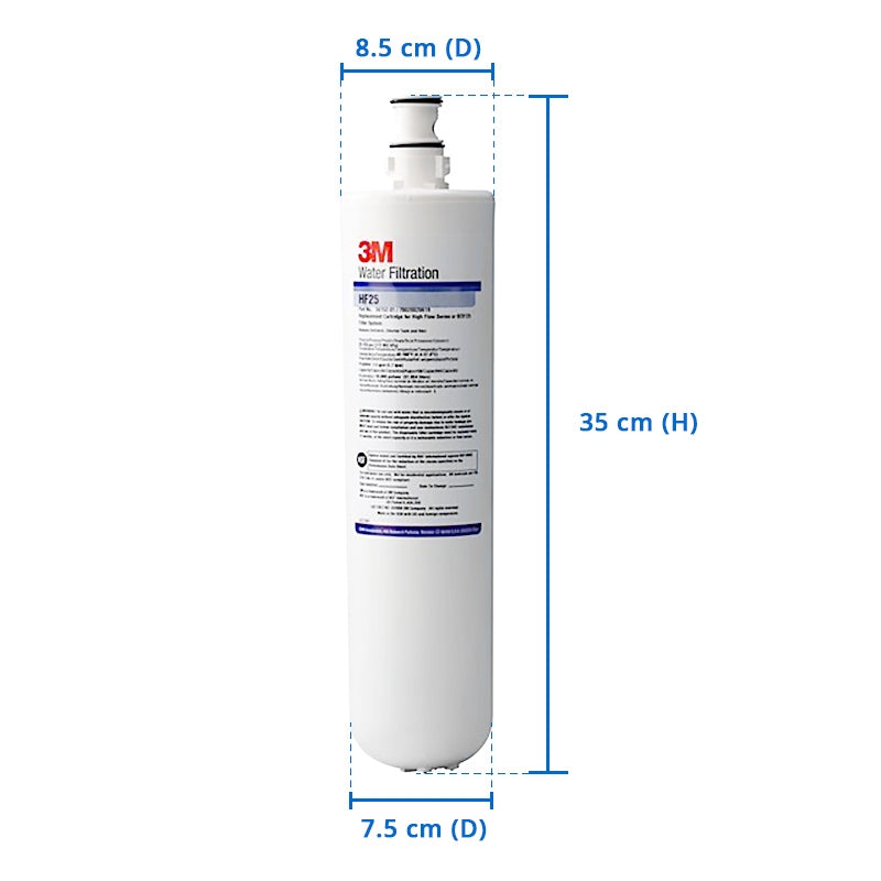 3M Water Filtration Products Replacement Filter Cartridge, Model HF25-S-SR5