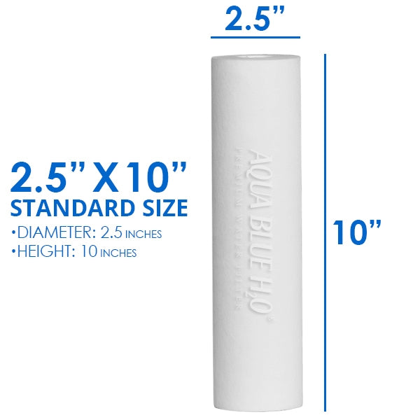 2 x 0.5 micron sediment & 2 x 0.5 micron Matrikx PB1 lead removal cartridge 10"