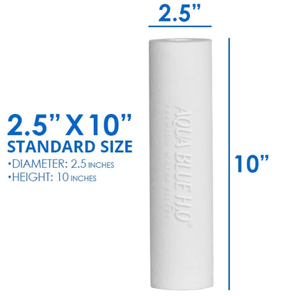 2 x 0.5 micron sediment & 2 x 0.5 micron Matrikx PB1 lead removal cartridge 10"