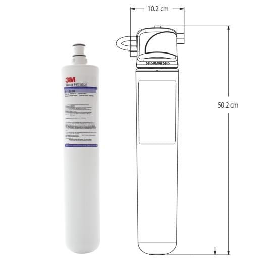 3M™ Water Filtration Products Replacement Filter Cartridge, Model P124BN, 4 per case, 5610901