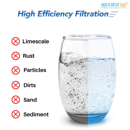 10" x 4.5" Whole House Big Blue Pleated Sediment Water Filter Replacement Cartridge