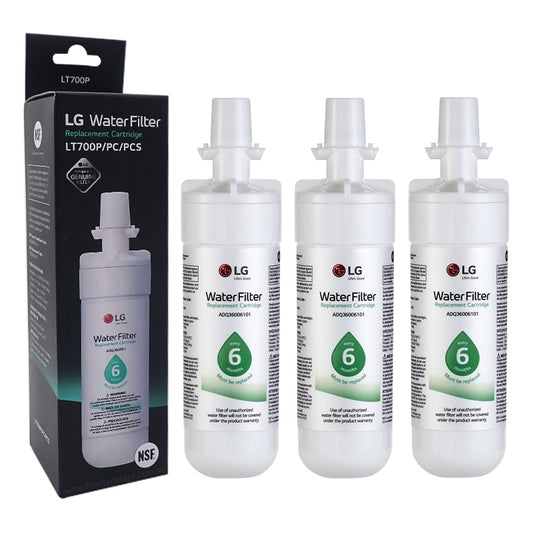 3x LG ADQ36006101 LT700P Fridge Filter Genuine Fridge Filter