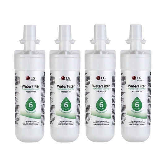 4x LG ADQ36006101 LT700P Fridge Filter GENUINE FRIDGE FILTER