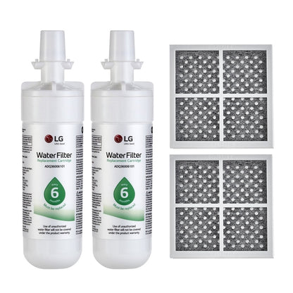 2x LG LT700P( ADQ36006101) with 2x LG LT120F(ADQ73214404) Air filter 