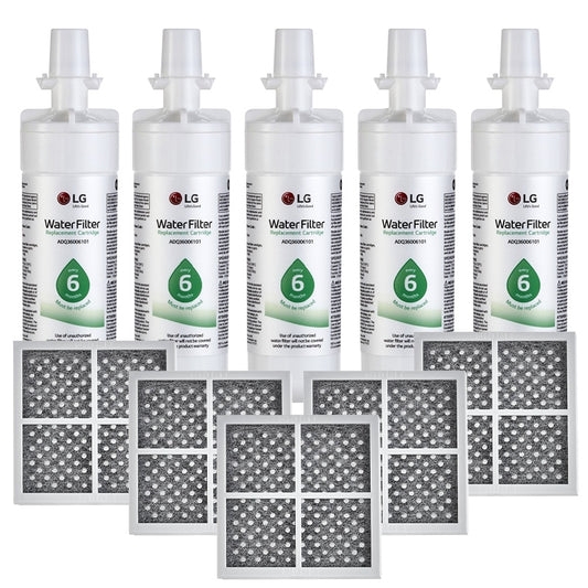 4x LG LT700P( ADQ36006101) with 4x LG LT120F(ADQ73214404) Air filter 