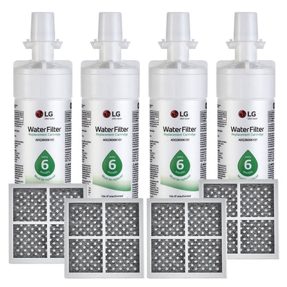 4x LG LT700P( ADQ36006101) with 4x LG LT120F(ADQ73214404) Air filter 
