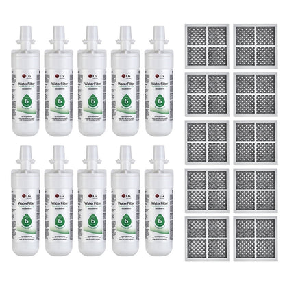 10 x LG LT700P( ADQ36006101) with 4x LG LT120F(ADQ73214404) Air filter 