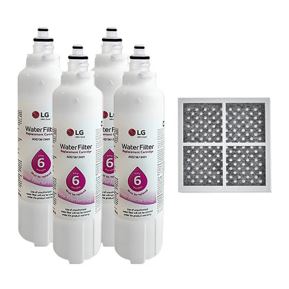 LG Fridge Filter and  Air Filter Combo  4x LT800P  + Air Filter LT120F