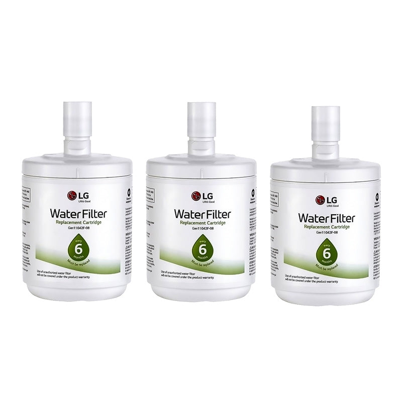 3x LG 5231JA2002A, LT500P Original Genuine Fridge Water Filter Premium, Cuno 3M