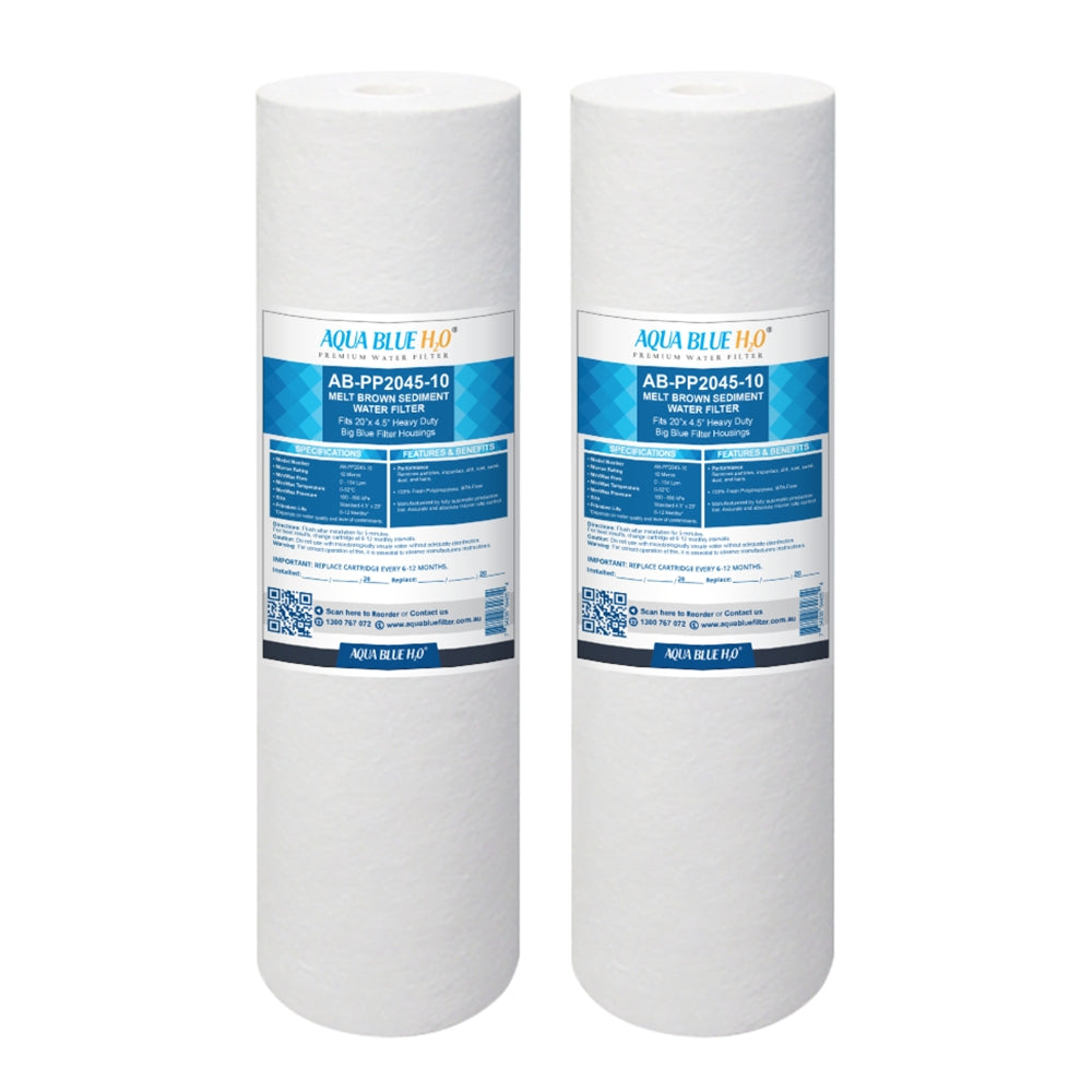 20" x 4.5" Big Blue PP Sediment Filter Cartridge 10Mic