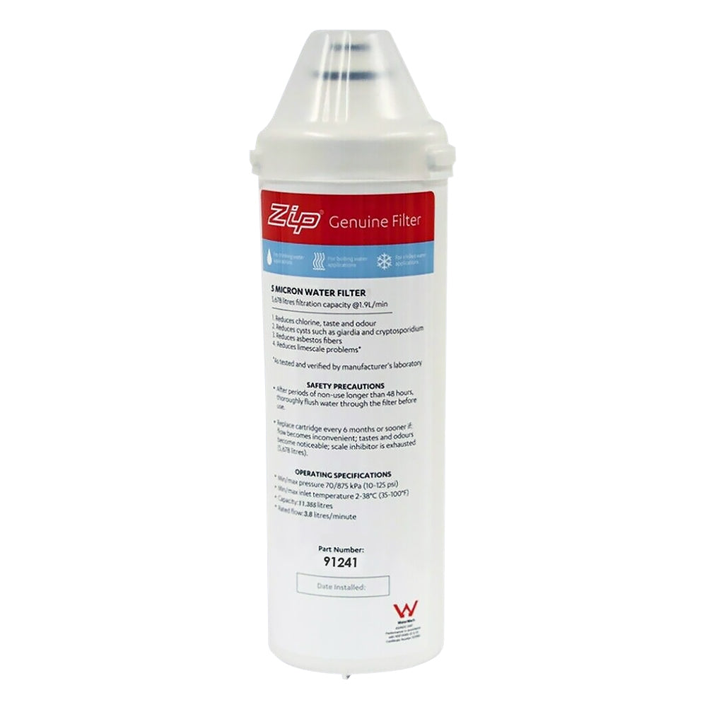 ZIP 91241 5 MICRON TRIPE ACTION WATER FILTER GENUINE ZIP FILTER