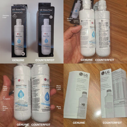 LG LT1000P MDJ64844601 ADQ74793501 refrigerator water filter