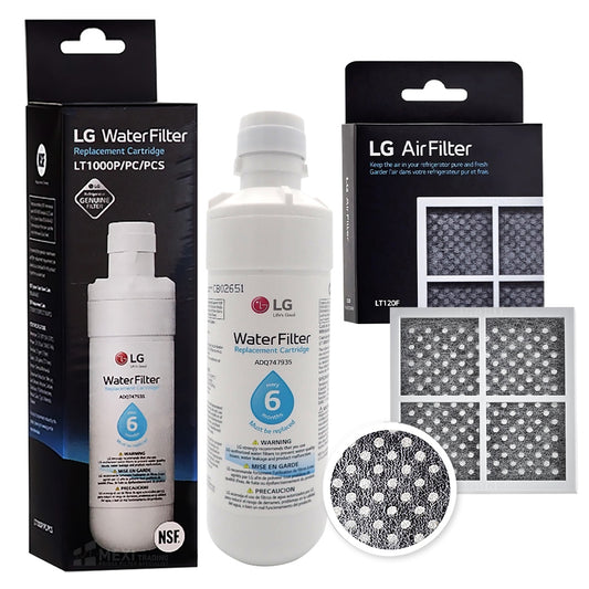 LG LT1000P MDJ64844601 ADQ74793501 Fridge Filter + Air Filter LT120F