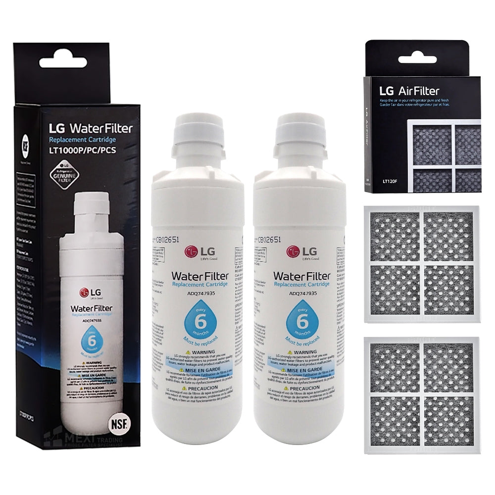 LG LT1000P MDJ64844601 ADQ74793501 Fridge Filter + Air Filter LT120F