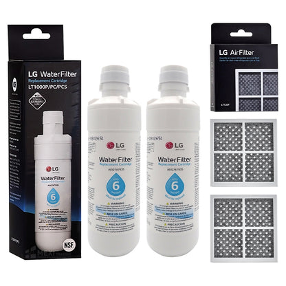 LG LT1000P MDJ64844601 ADQ74793501 Fridge Filter + Air Filter LT120F