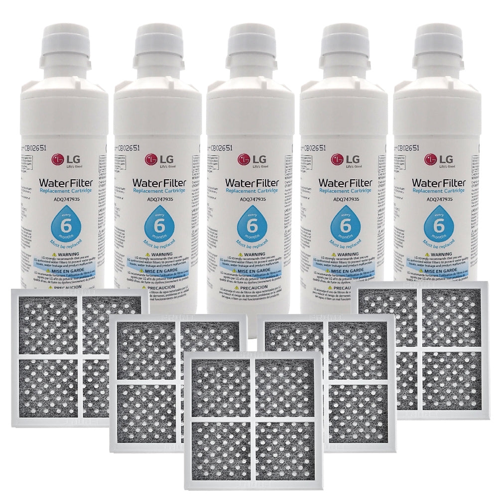 LG LT1000P MDJ64844601 ADQ74793501 Fridge Filter + Air Filter LT120F