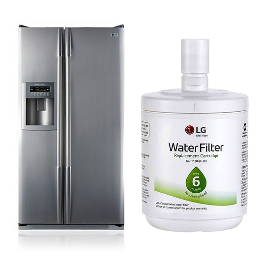 LG 5231JA2002A, LT500P Original Genuine Fridge Water Filter Premium, Cuno 3M