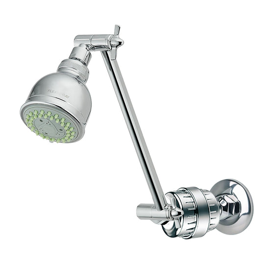 AQUA BLUE H20 High Output Chlorine Removing Showerhead Filtration System