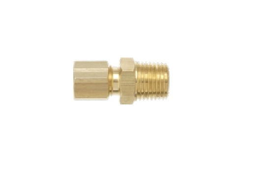 01003-0406 3 Male Connector - 1/4" x 3/8" TubeFit