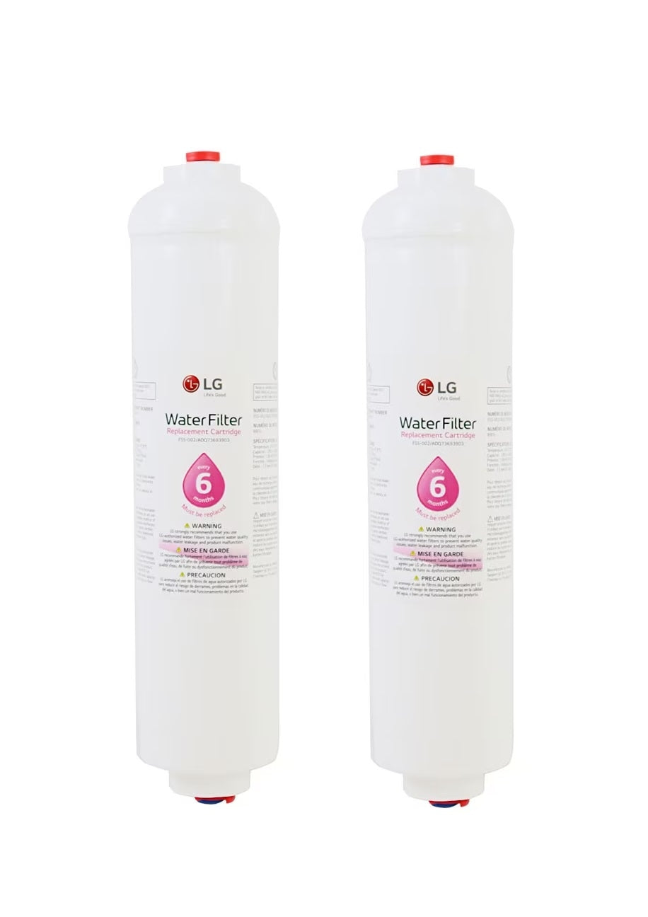 2 pack of LG External Water Filter Replacement Cartridge
