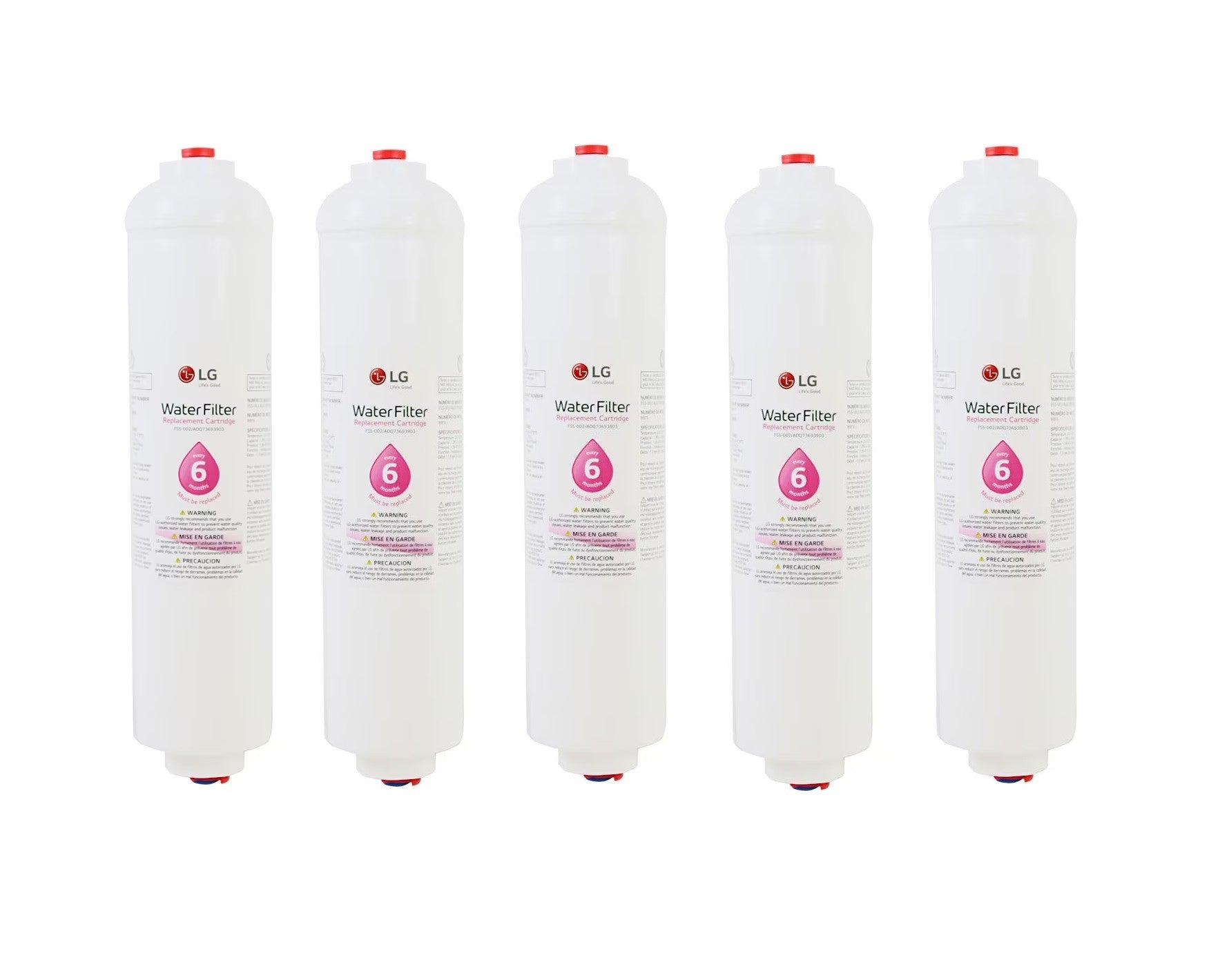 5x 5231JA2012A LG Fridge Filter