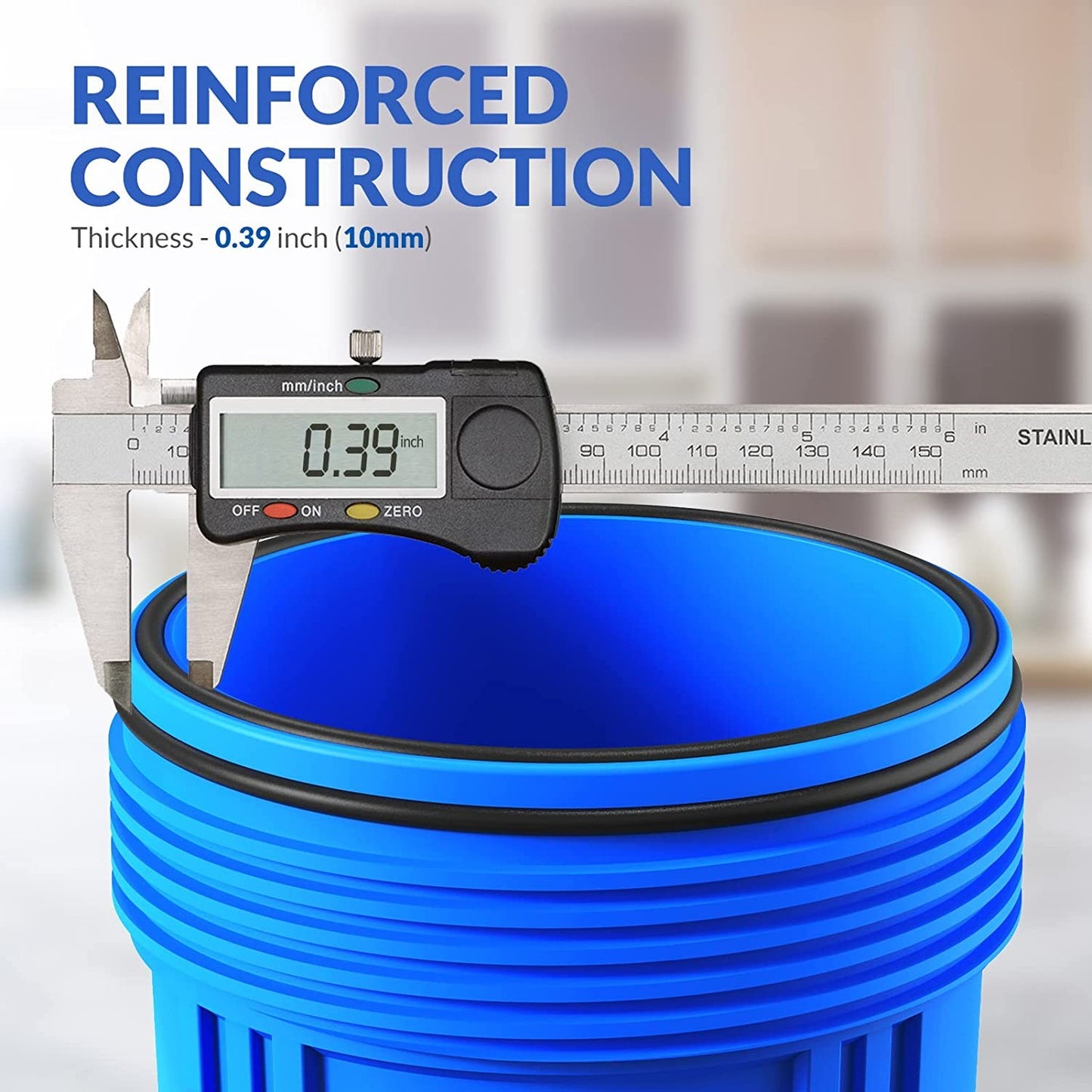 Rain Water Tank Filter system BIG Blue UV residence with AP810-WF 5 Micron Sediment Filter