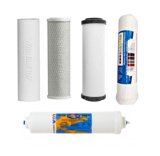 Premium Filter Kit To Suit 5 Stage Reverse Osmosis No Membrane