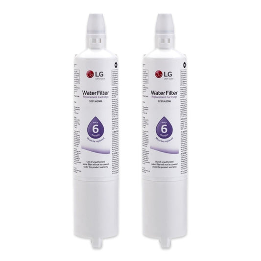 2*LG 5231JA2006A/LT600P GENUINE FRIDGE WATER FILTER 