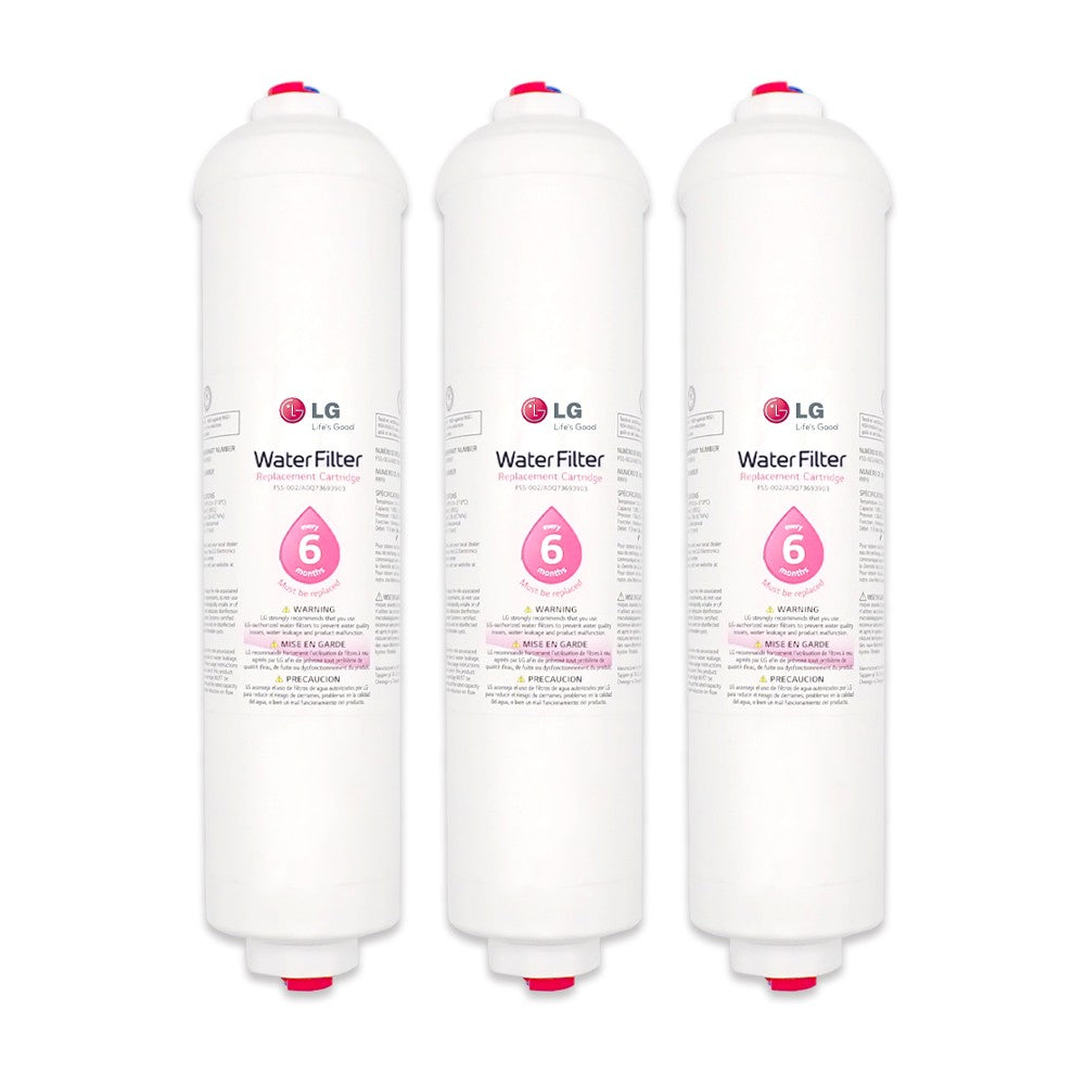 3 pack LG External Water Filter Replacement Cartridge