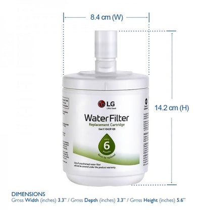 FRIDGE  MODEL GR-L258DS   REPLACEMENT  FILTER Genuine  Premium,5231JA2002A