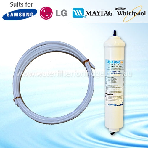 TPLV350KPA ¼ + Water Line Hose Kit 1/4 inch + Compatible Water Filter Set