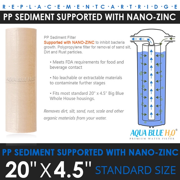 Wholehouse water system High Performance Triple Stage with Stainless Steel cover