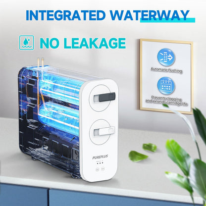 Aqua Blue H20   Reverse Osmosis Water Filtration System with TDS meter Faucet 600GPD