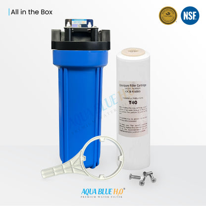 Whole House Water System with Omnipure OCB934 RO T40 GAC Water Filter