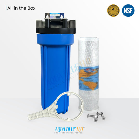 Whole House Water System with Omnipure Carbon Block Filter OMB934 5 Mic