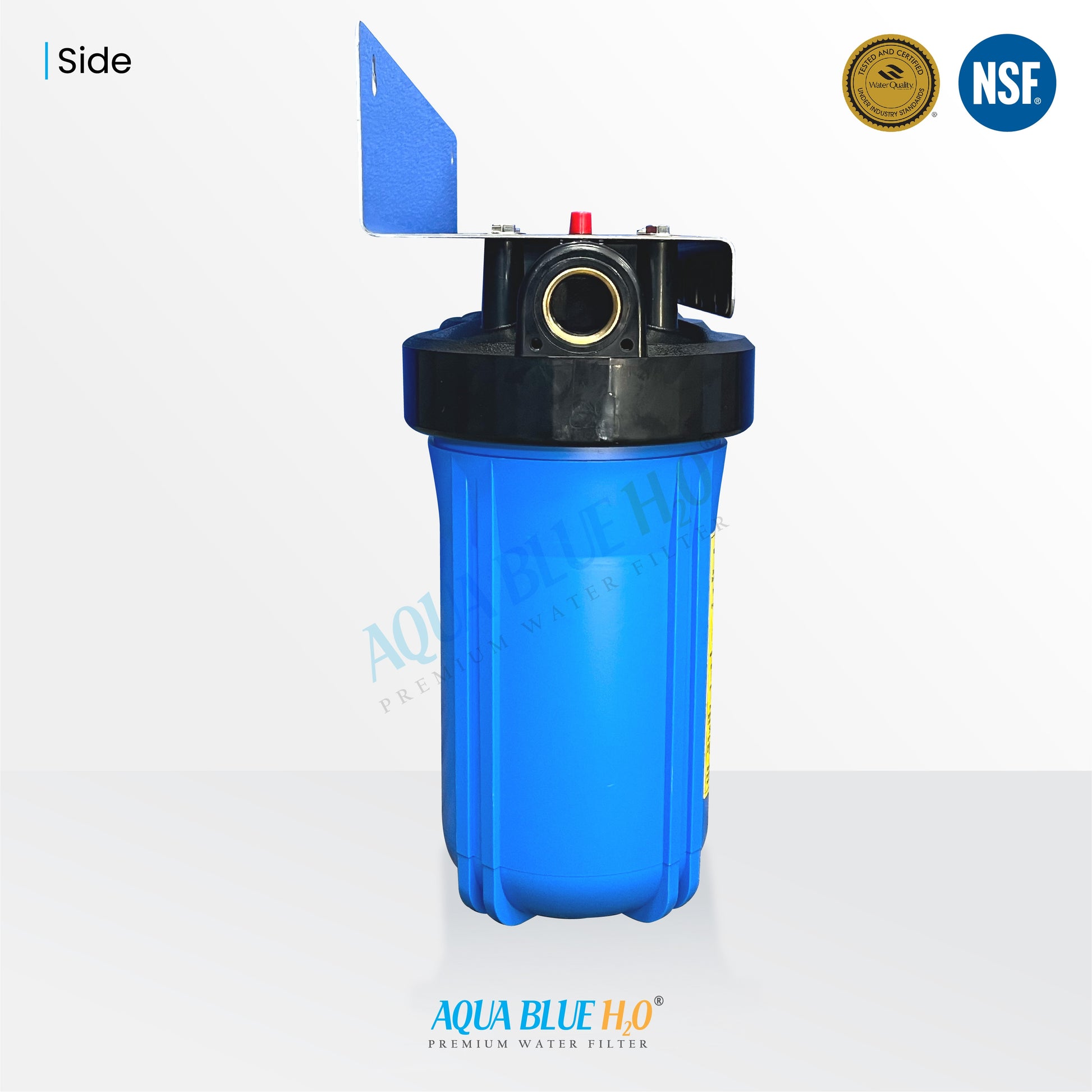 10″ Big Blue Single High Flow Rate Filter Housing Whole System, 5 Micron CTO Carbon Block Filter	