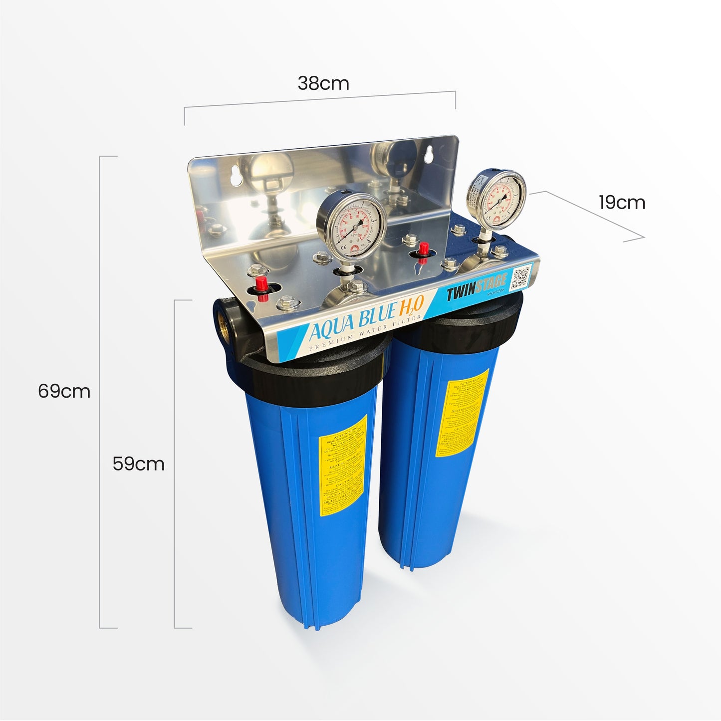 20 x 4.5 Whole House Water System with filter Option