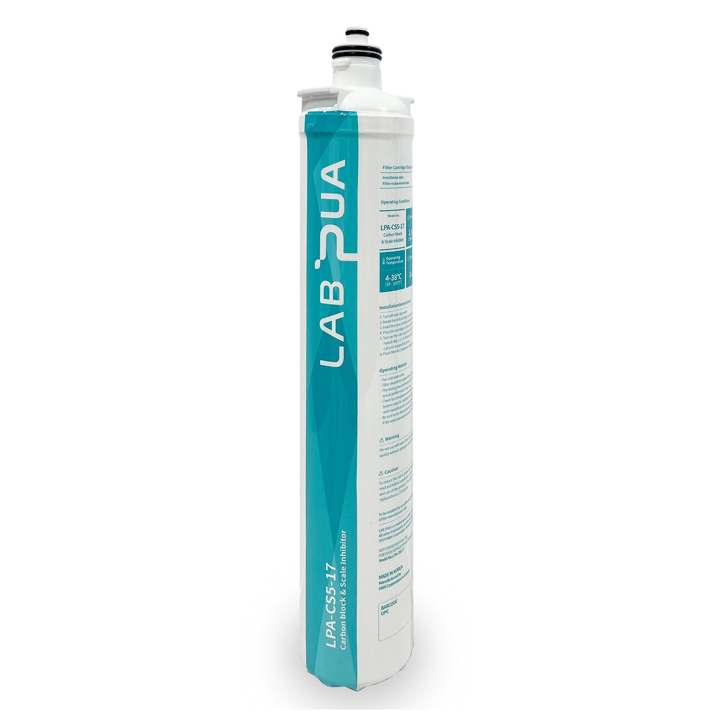 Lab Pua Residential High Flow Water Filter Kit LPA-CS5-17 17"