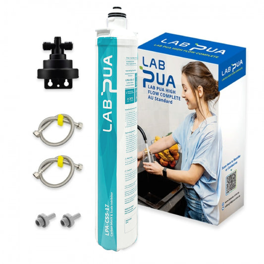 Lab Pua Residential High Flow Water Filter Kit LPA-CS5-17 17"