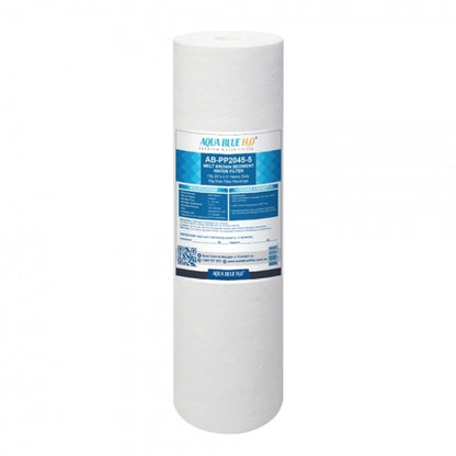 Whole House filter 20" x 4.5" TRIPLE Water System Stainless Steel Free Standing Option