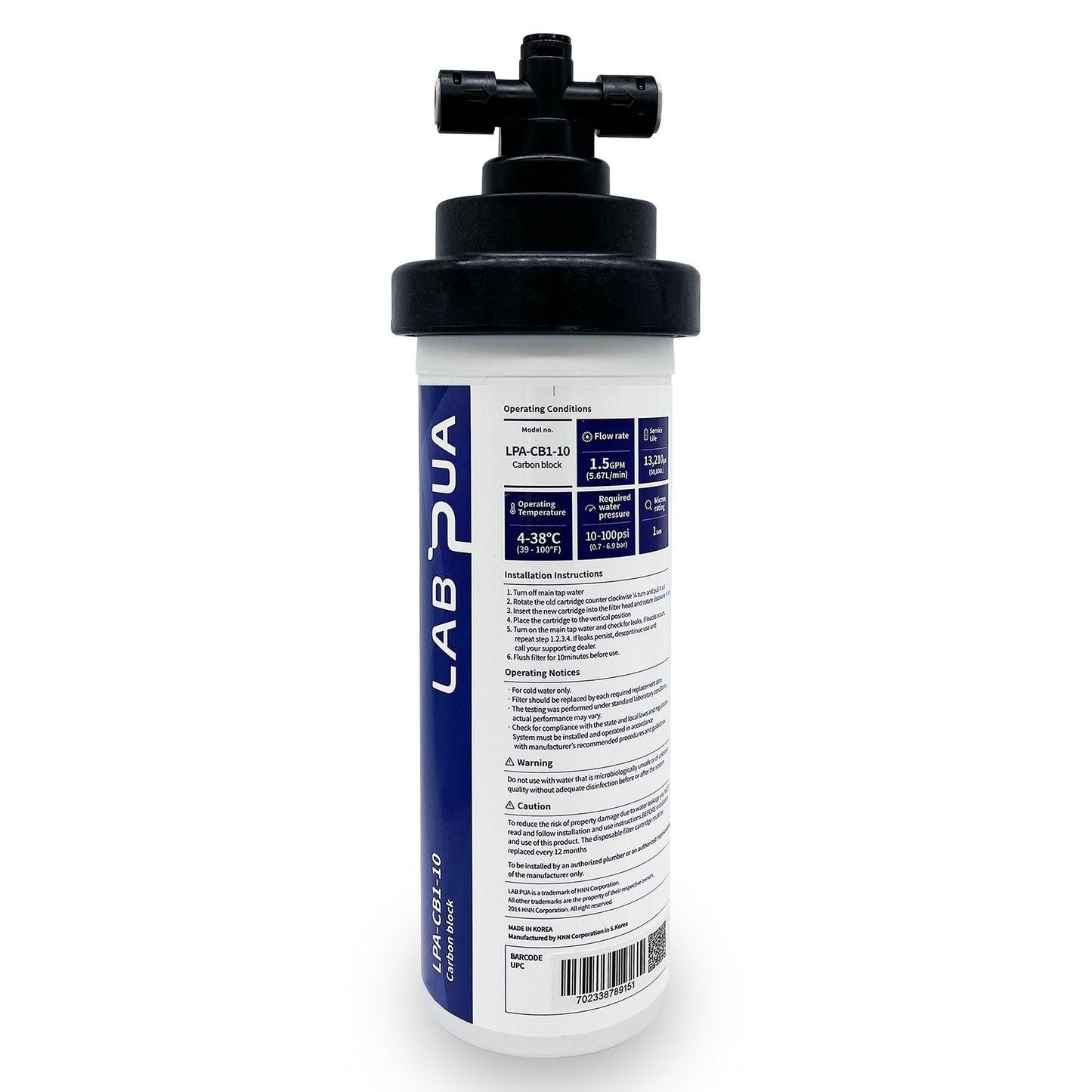 Puretec QT12R Quick-Twist Replacement Filter Cartridge